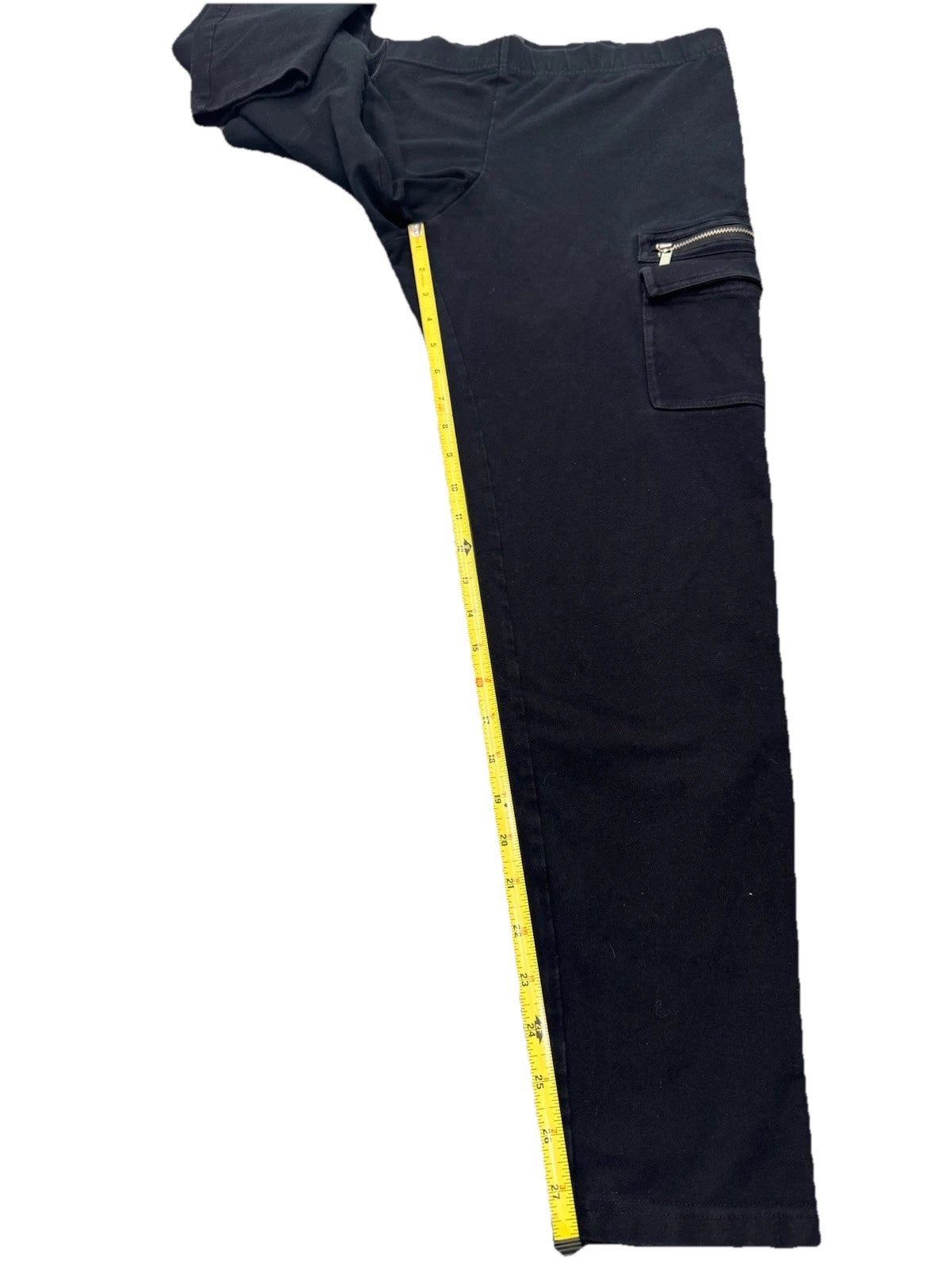 Vintage Michael Kors Black Cargo Pants Womens Medium Zipper Pocket Utility EUC