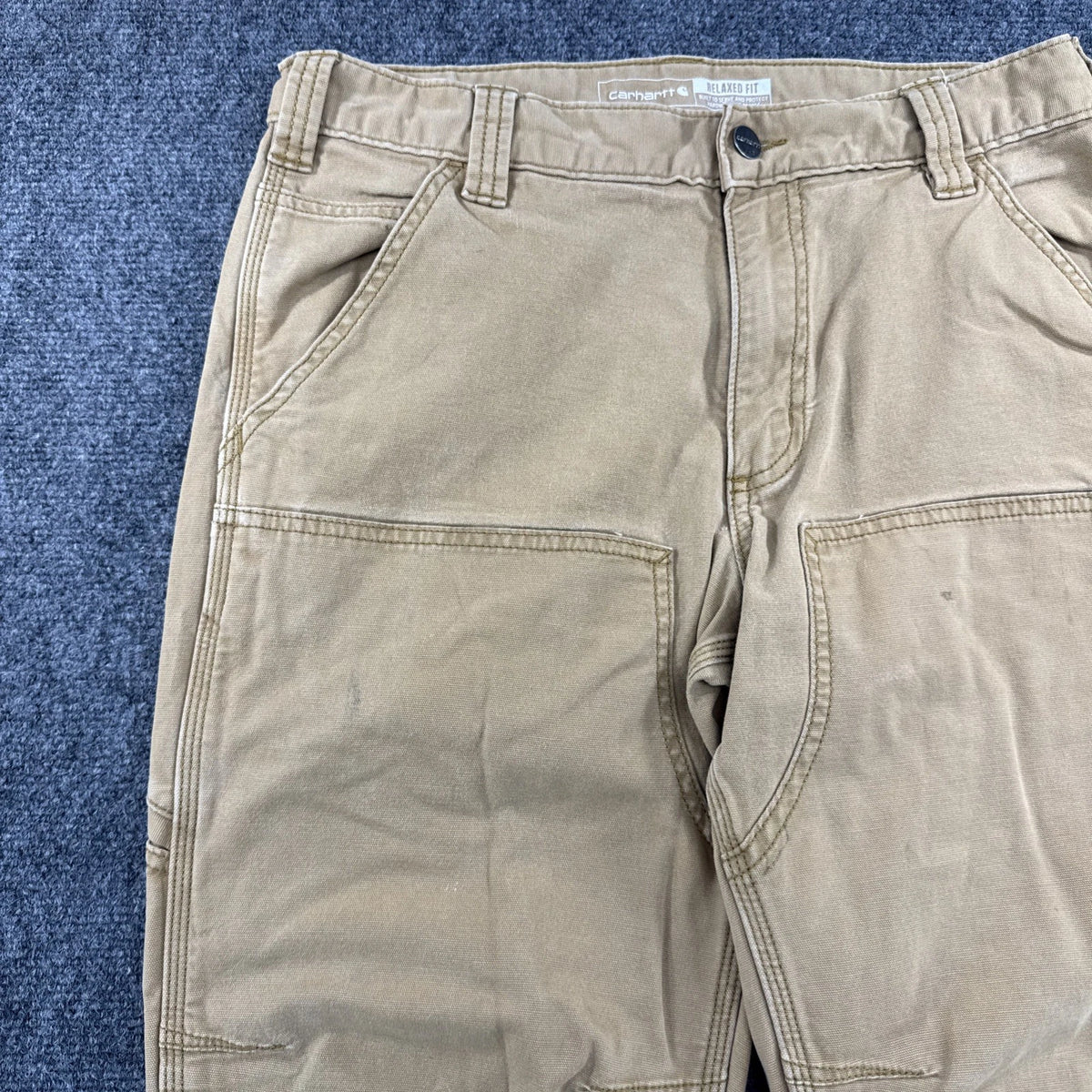Carhartt Rugged Flex Double Knee Work Pants Mens 31x30 Hickory BN2802-M