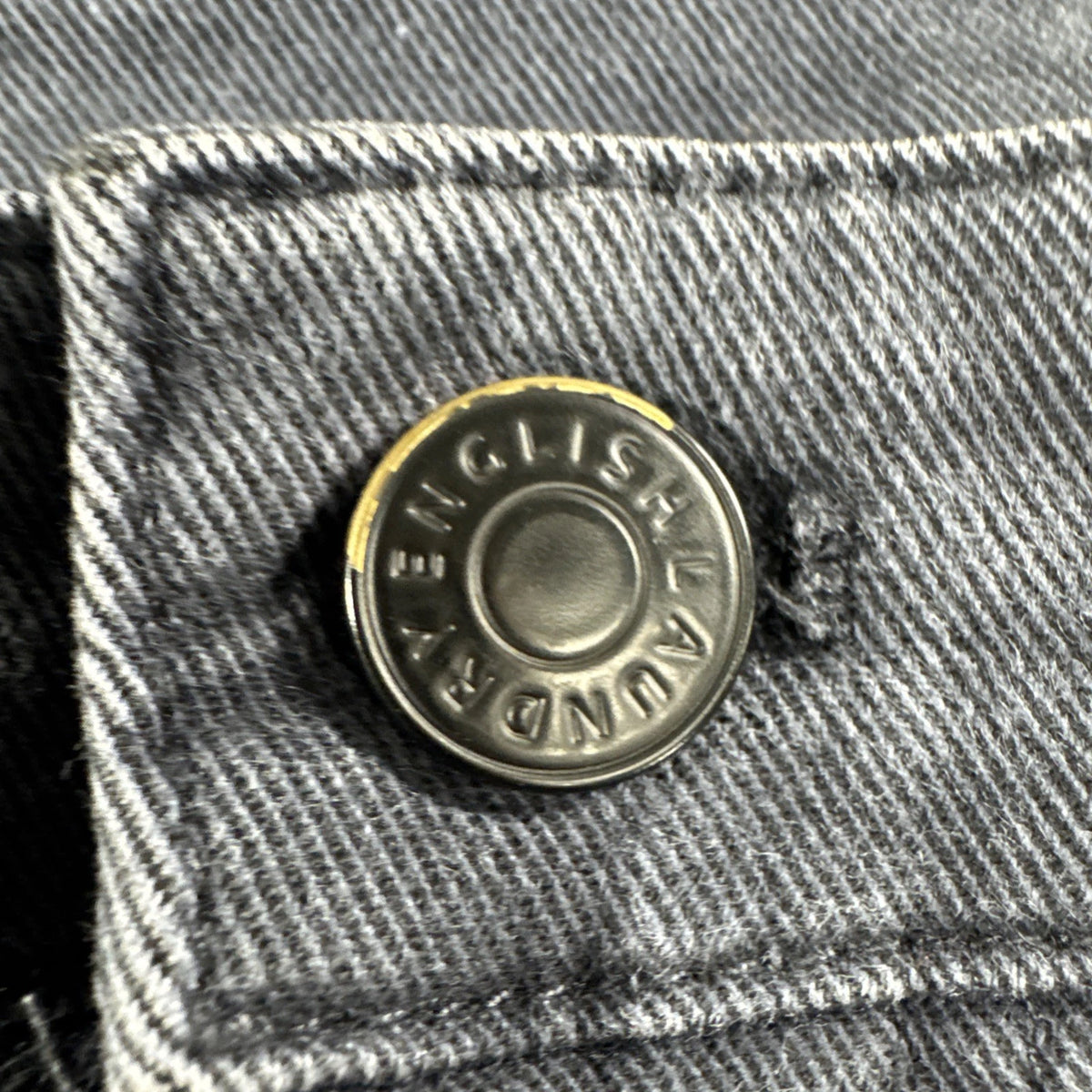 English Laundry Mens Jeans 34x30 Charcoal Gray Stretch Straight Leg 5 Pocket