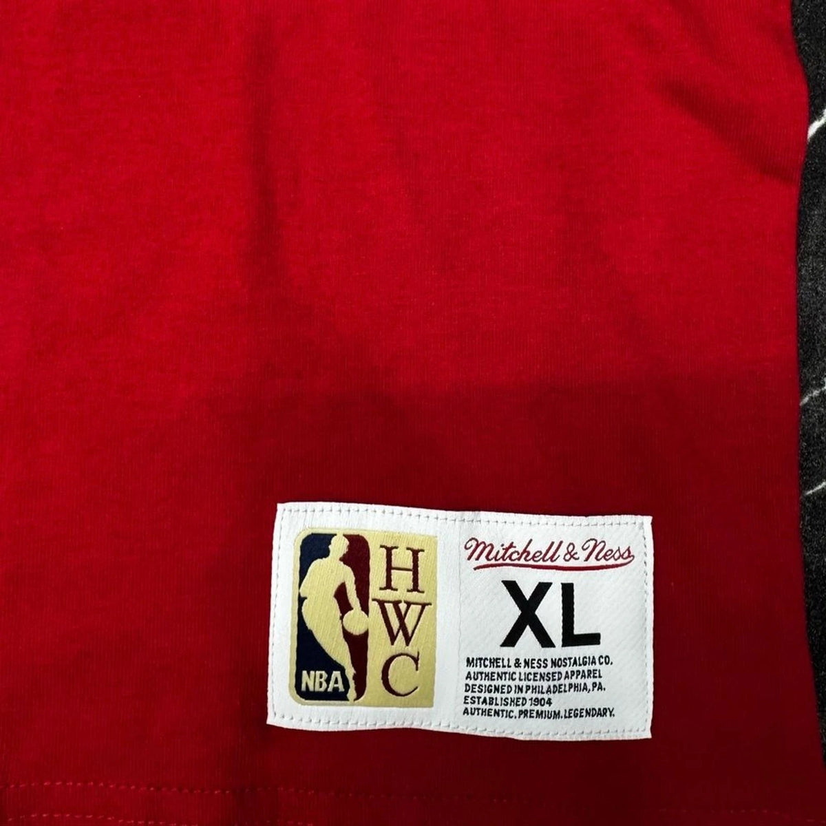 Mitchell & Ness Bulls 1996 NBA Finals Hardwood Classics Tee Red XL BNWT