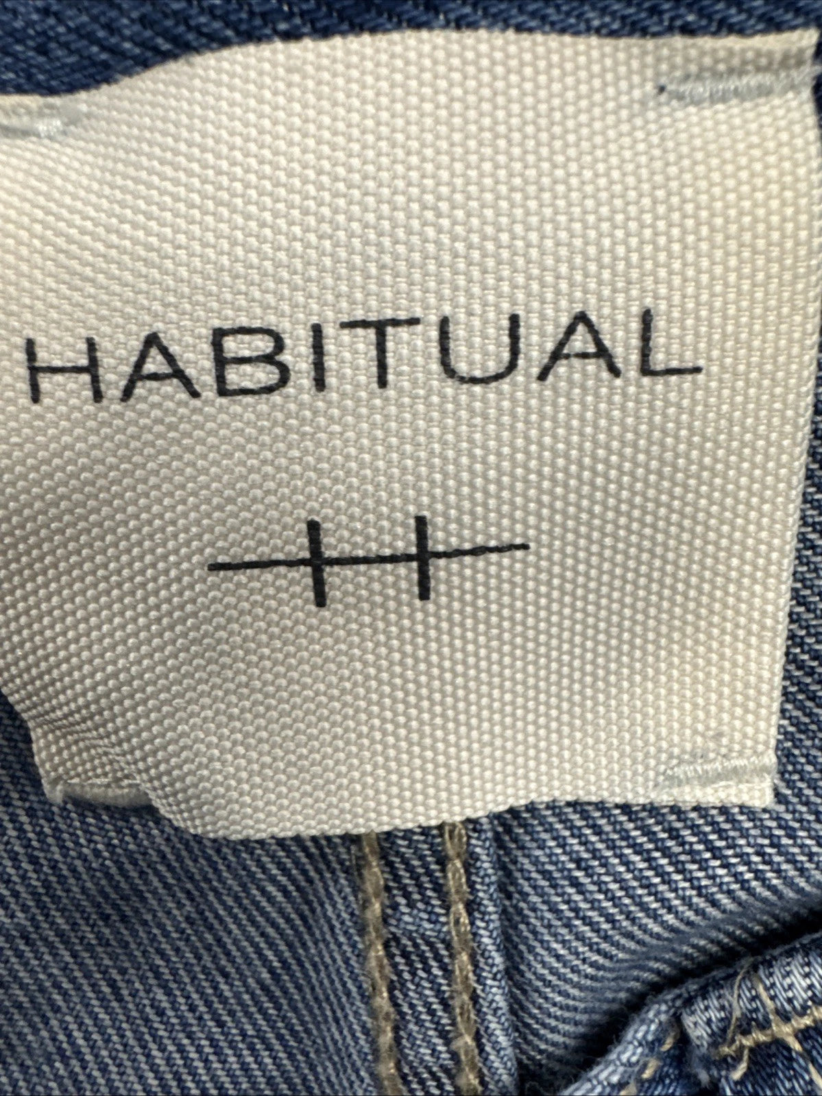 Habitual Womens Jeans 26 High Rise Wide Leg Palazzo Baggy Medium Wash Denim NEW