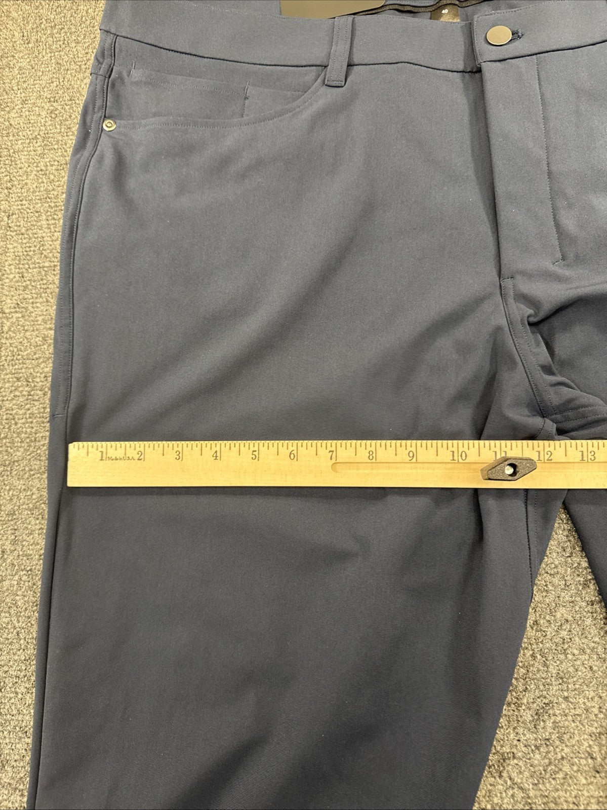 Lululemon ABC Slim-Fit 5-Pocket Pants Men’s 40x30 True Navy Warpstreme NWT