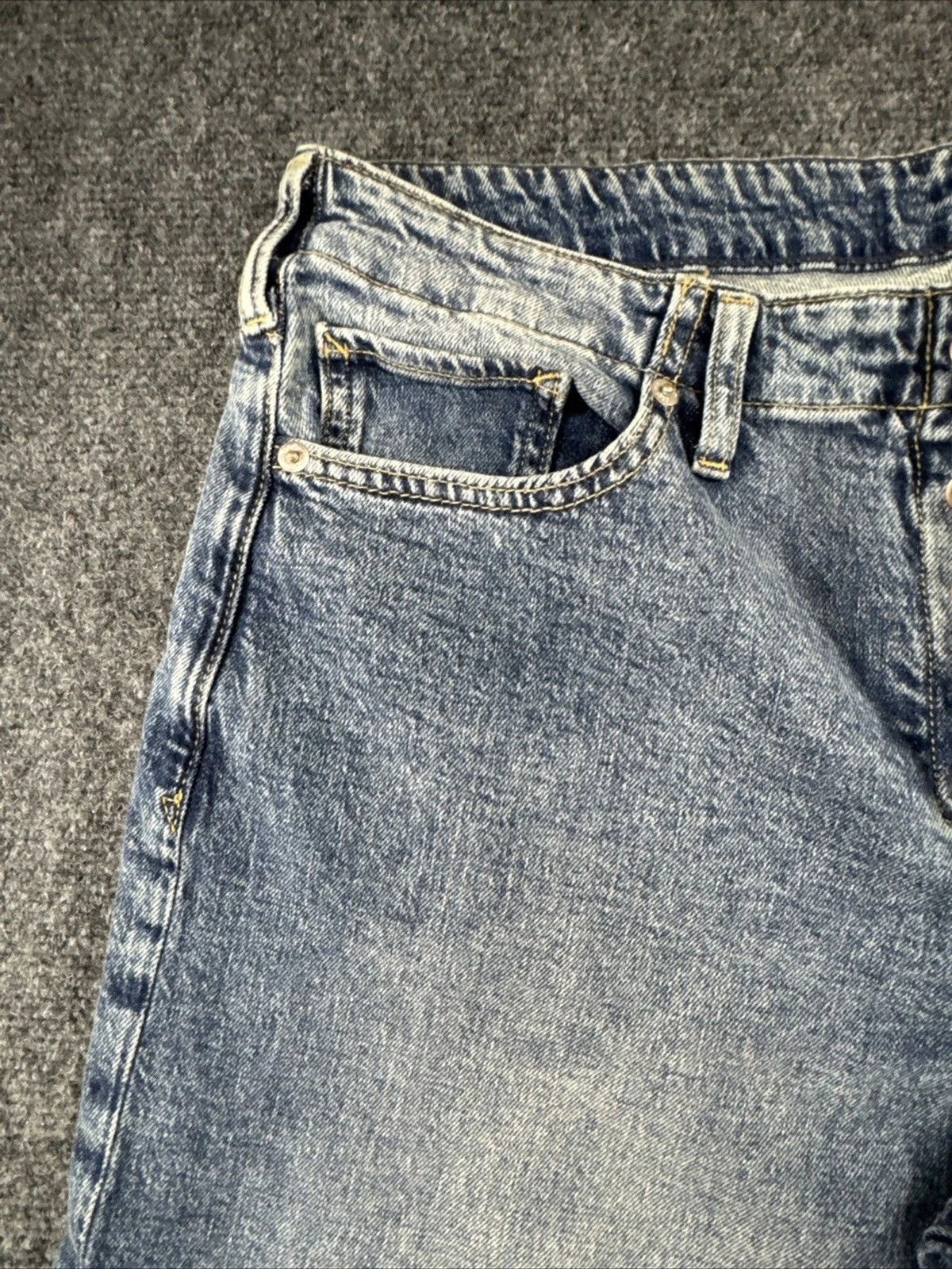 Gap Low Rise 90s Loose Lace Up Jeans Womens 30 Light Wash Wide Leg Y2K