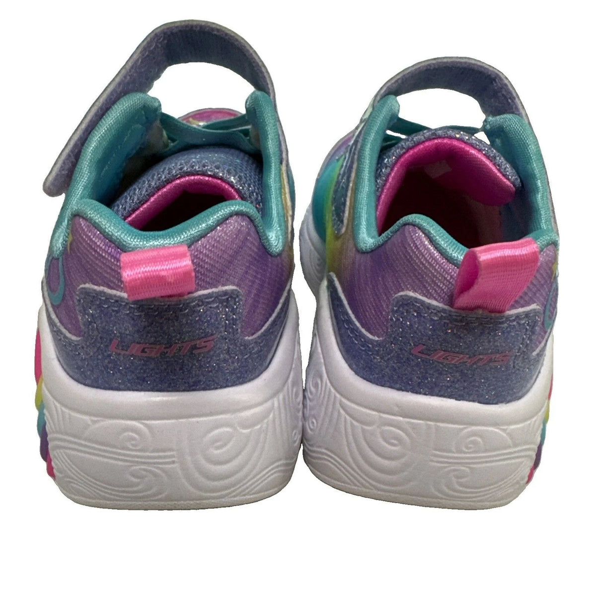 S Sport by Skechers Alina Hearts Pink Light-Up Sneakers Toddler Girls 6T