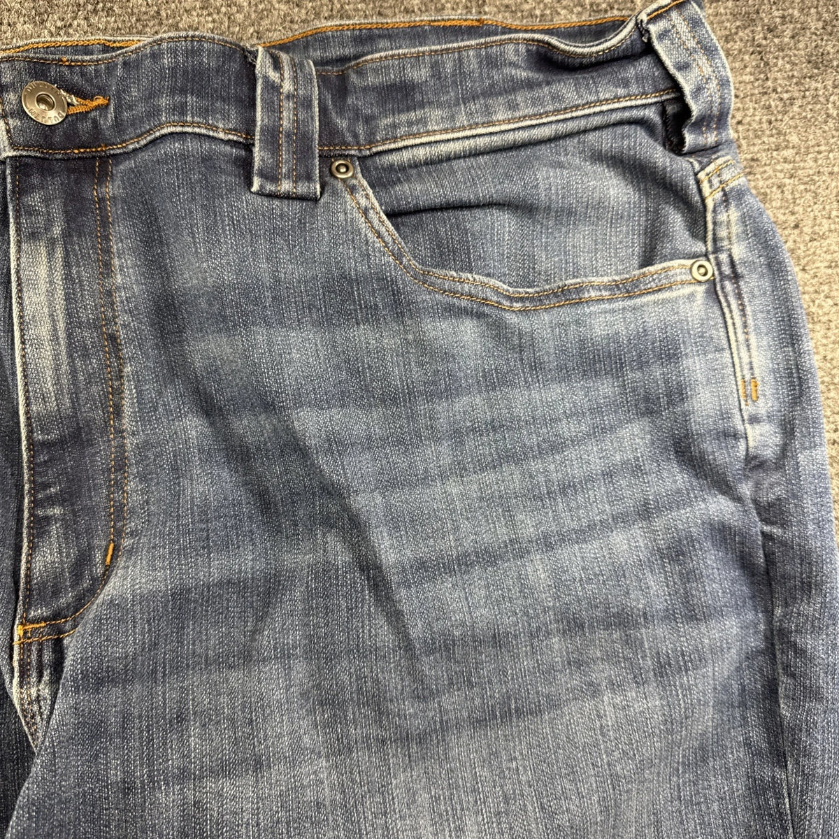Duluth Trading Ballroom Double Flex Jeans 42x30 Standard Fit Stretch Denim