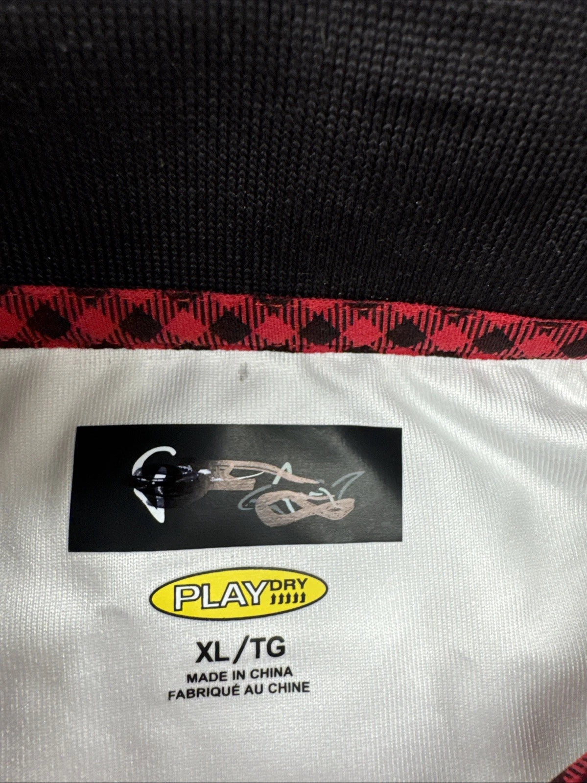 Greg Norman Play Dry Sleeveless Golf Polo White Black Red Women’s XL