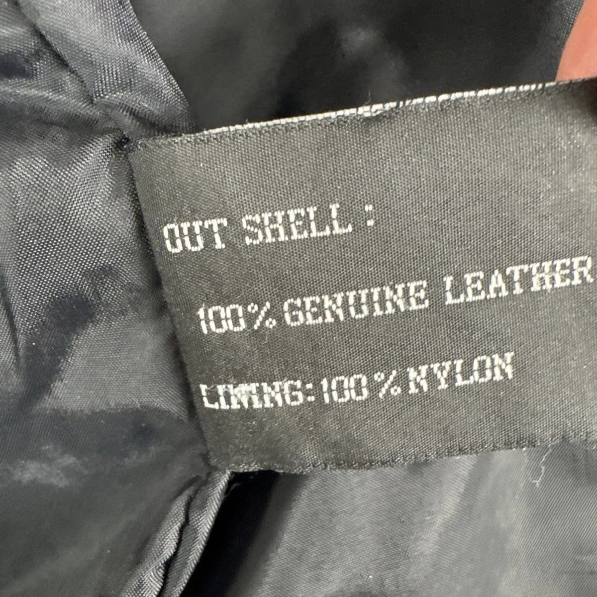 Vintage Pelle New York Milano Leather Jacket Women’s M Black Genuine Leather 90s