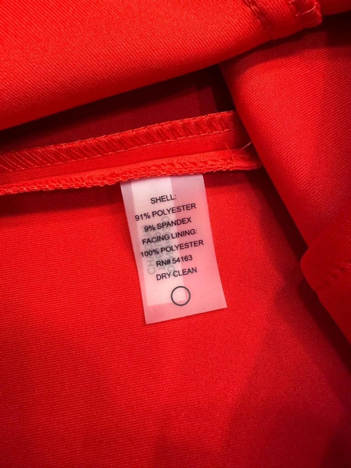 Tommy Hilfiger Dress Womens 12 Coral Red Sleeveless Gold Zip Mini Beltless EUC