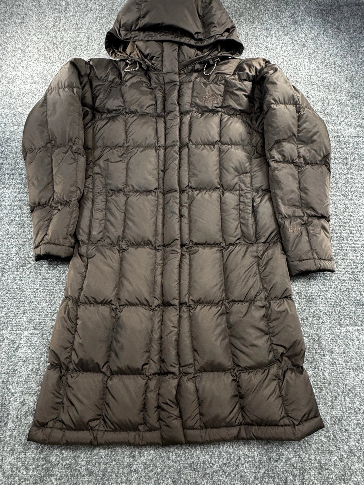 The North Face Women's Brown Long Puffer 600 Goose Down