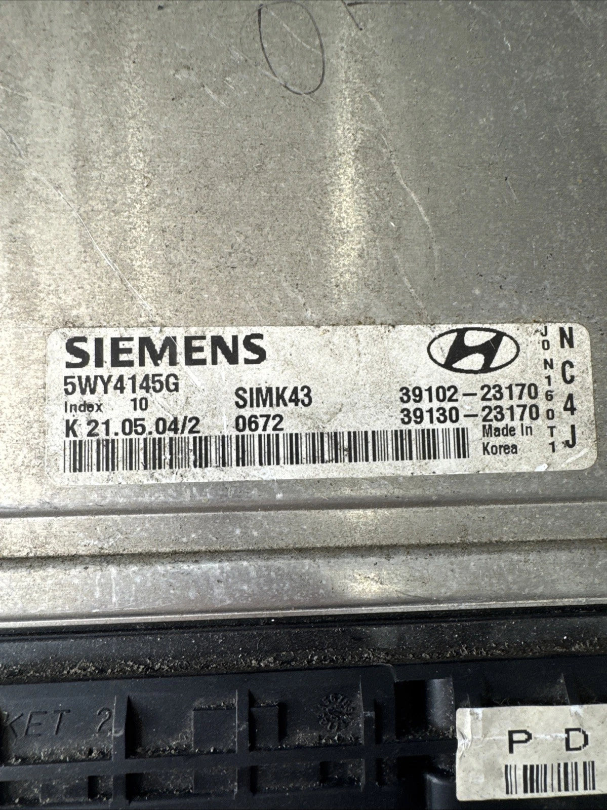 39101-23171 Hyundai Elantra ecm ecu computer 2004-2006