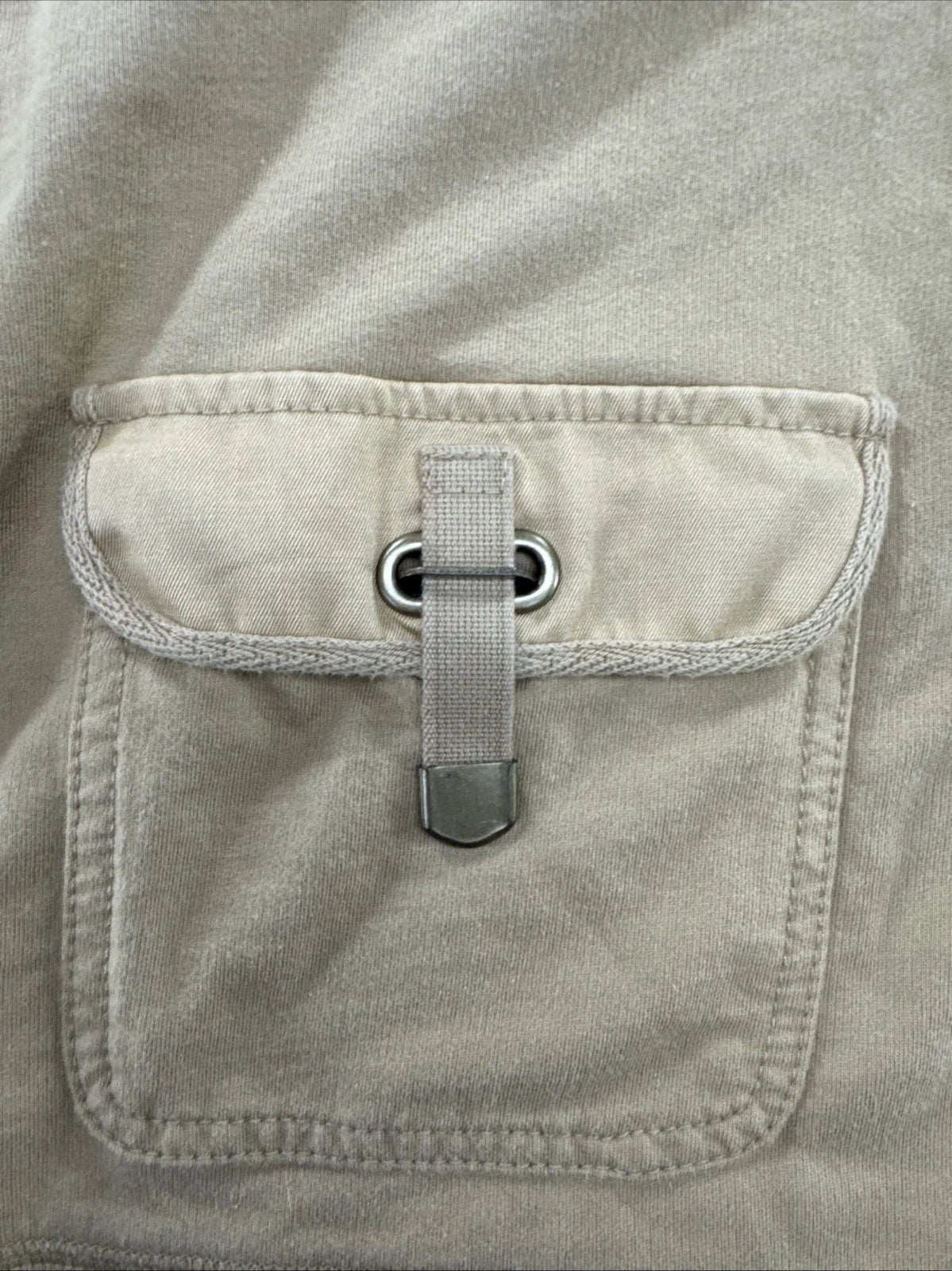Lauren Jeans Co Ralph Lauren Womens XL Tan Cotton Utility Jacket Y2K