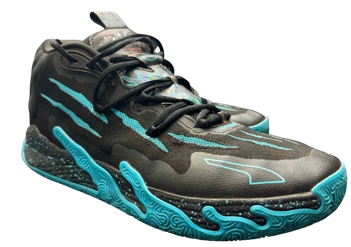 Puma LaMelo Ball MB.03 Blue Hive Basketball Shoes Men’s Size 11 Black Blue