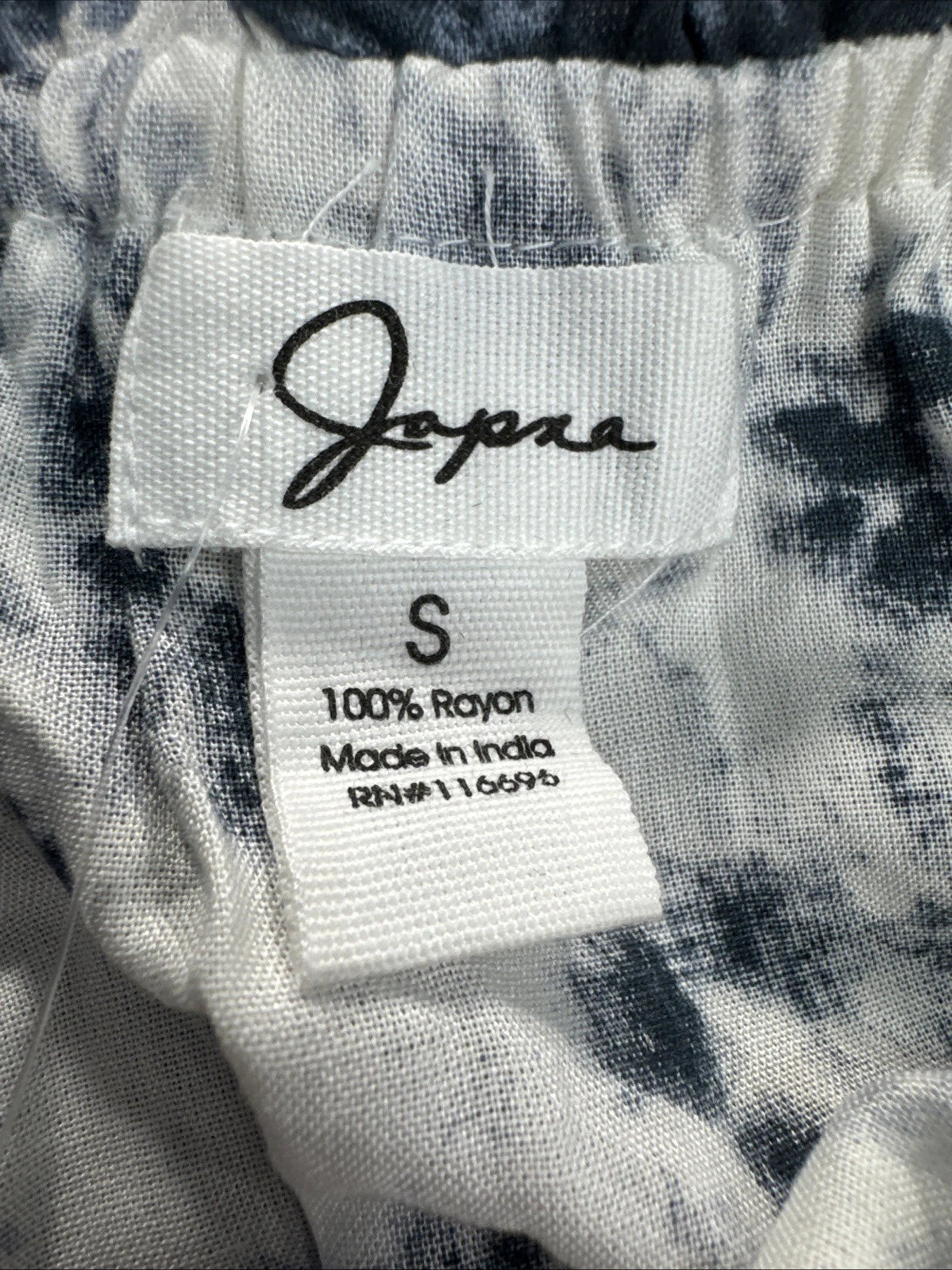 Japna Tie Dye Strapless Maxi Dress Women's Small Blue White Boho NWT