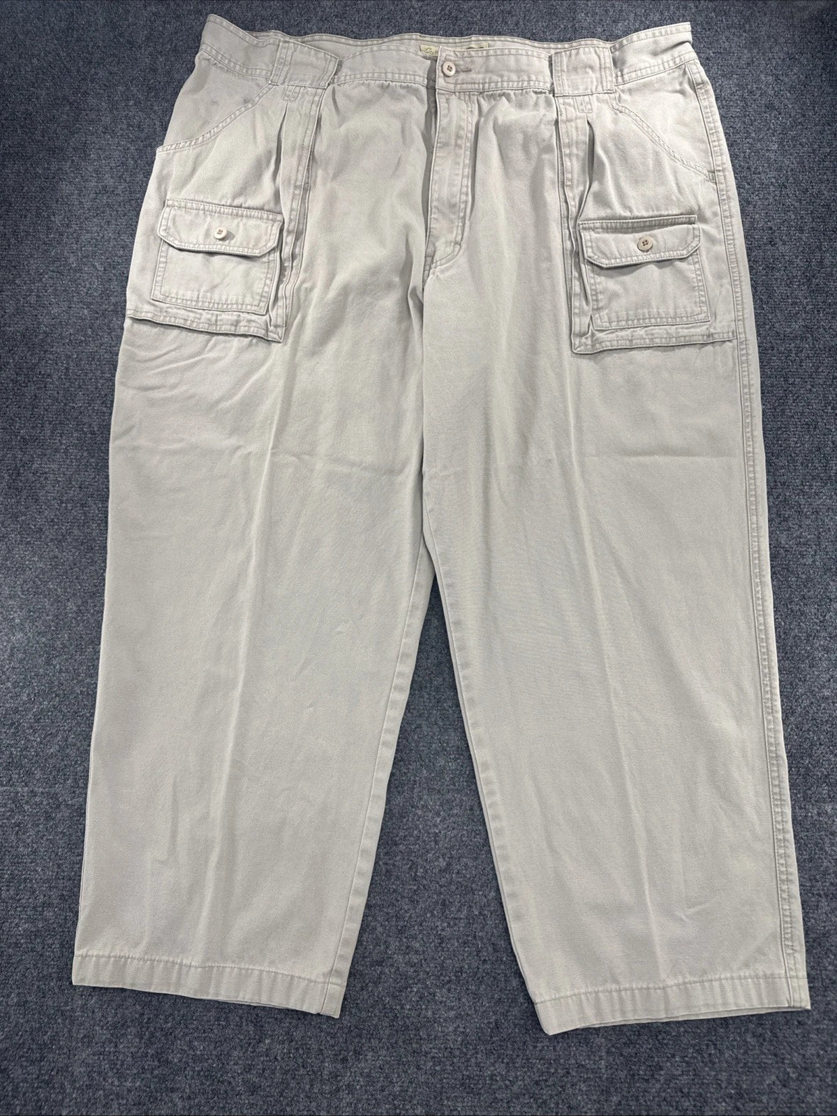 Cabela’s 7-Pocket Hiker Pants Men 44x32 Altered 26 Inseam Khaki Cargo