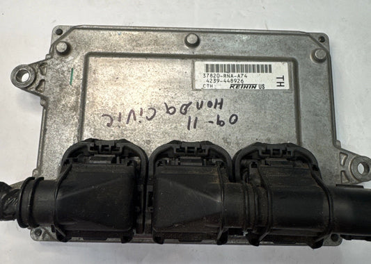 2009-2011 Honda Civic 1.8L Auto ECM ECU PCM 37820-RNA-A74 Keihin OEM