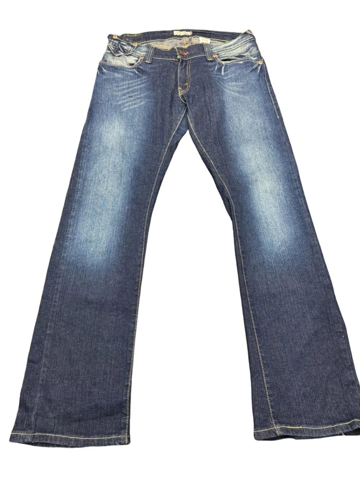 Levi's Y2K Low Rise Bootcut Jeans Women's Juniors 11 Dark Wash Denim EUC