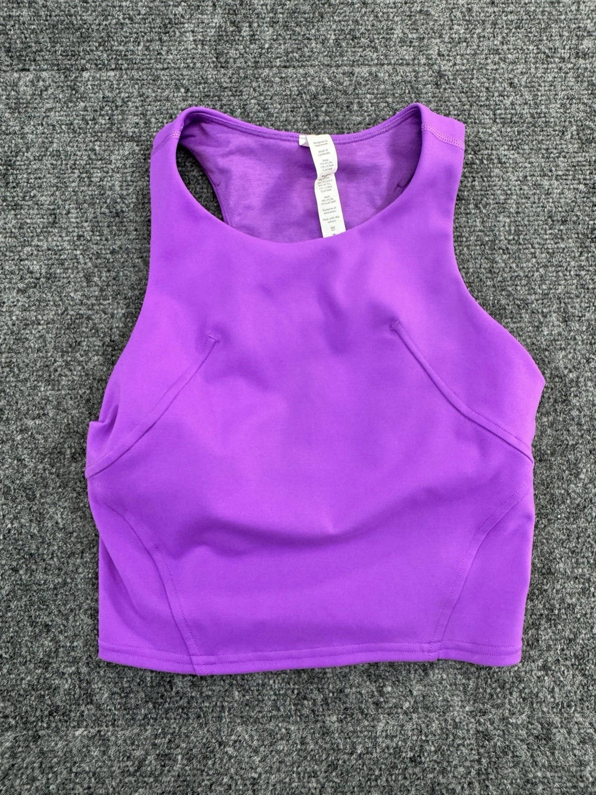 Lululemon Cool Racerback Tank Top Womens 2 Purple Sleeveless