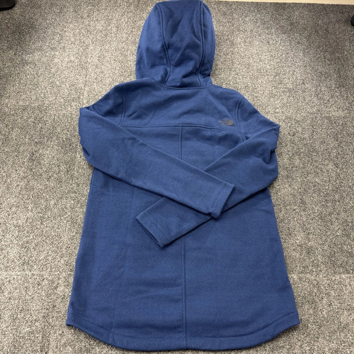 The North Face Knit Stitch Hoodie Women’s Small Blue Cowl Neck NWT Outdoor