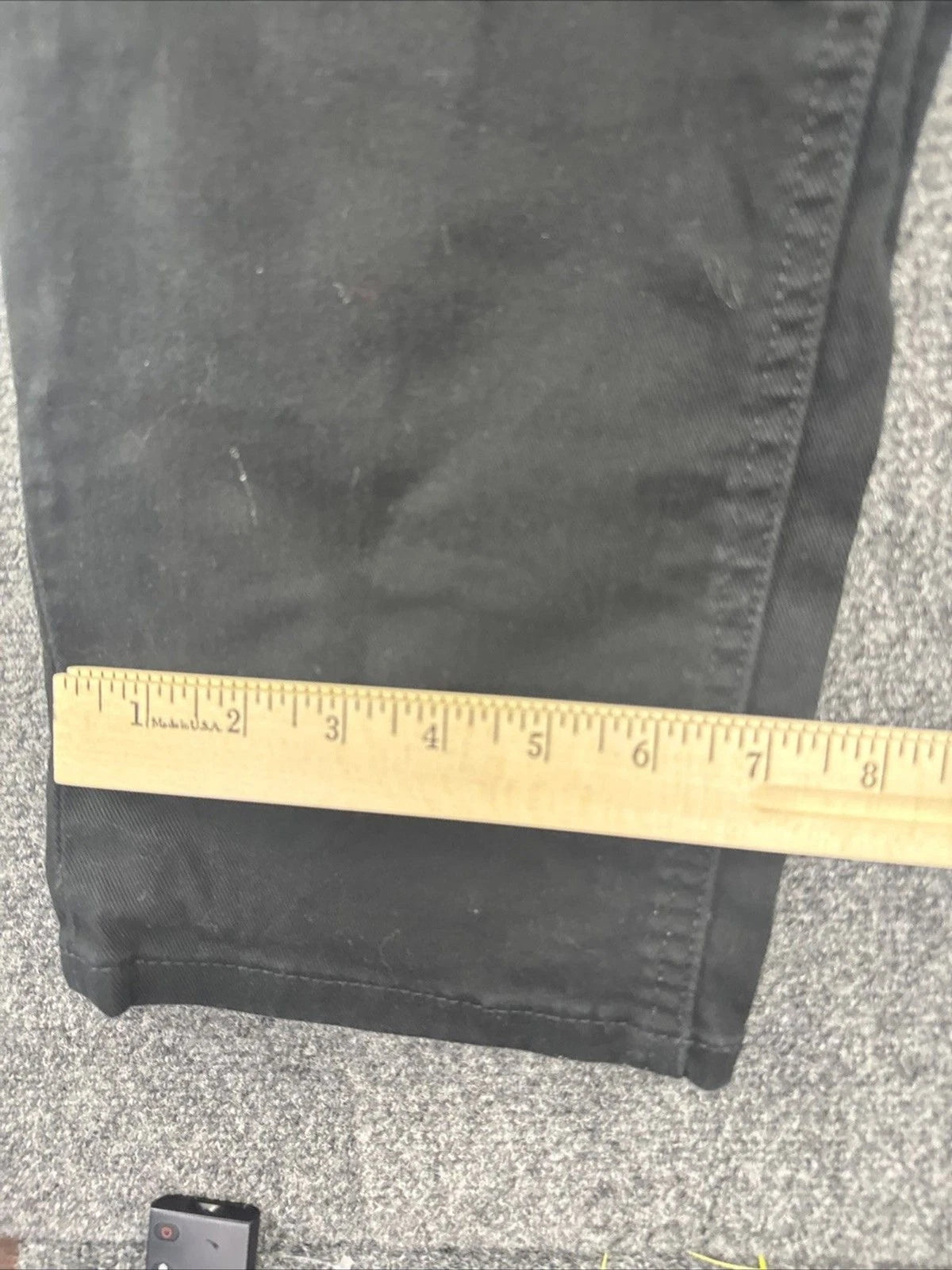 Levi's 541 Athletic Taper Jeans Men W34 L32 Black Distressed Denim