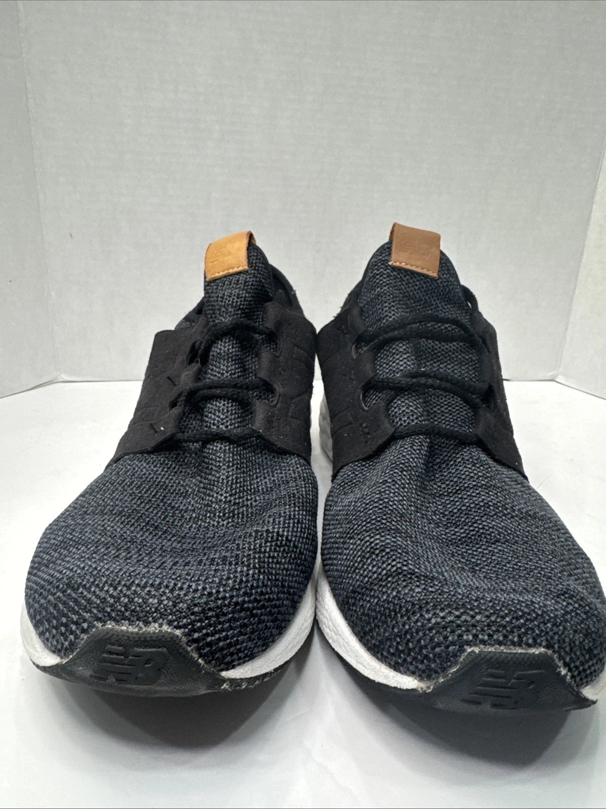 New Balance Fresh Foam Cruz Mens 13 2E Wide Black Knit Running Shoes