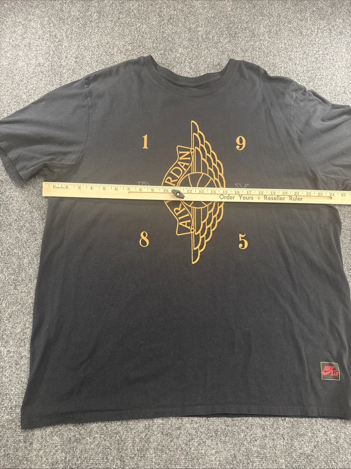 Air Jordan 1985 Wings Logo Graphic T-Shirt Black Men’s XXL Nike Air Cotton