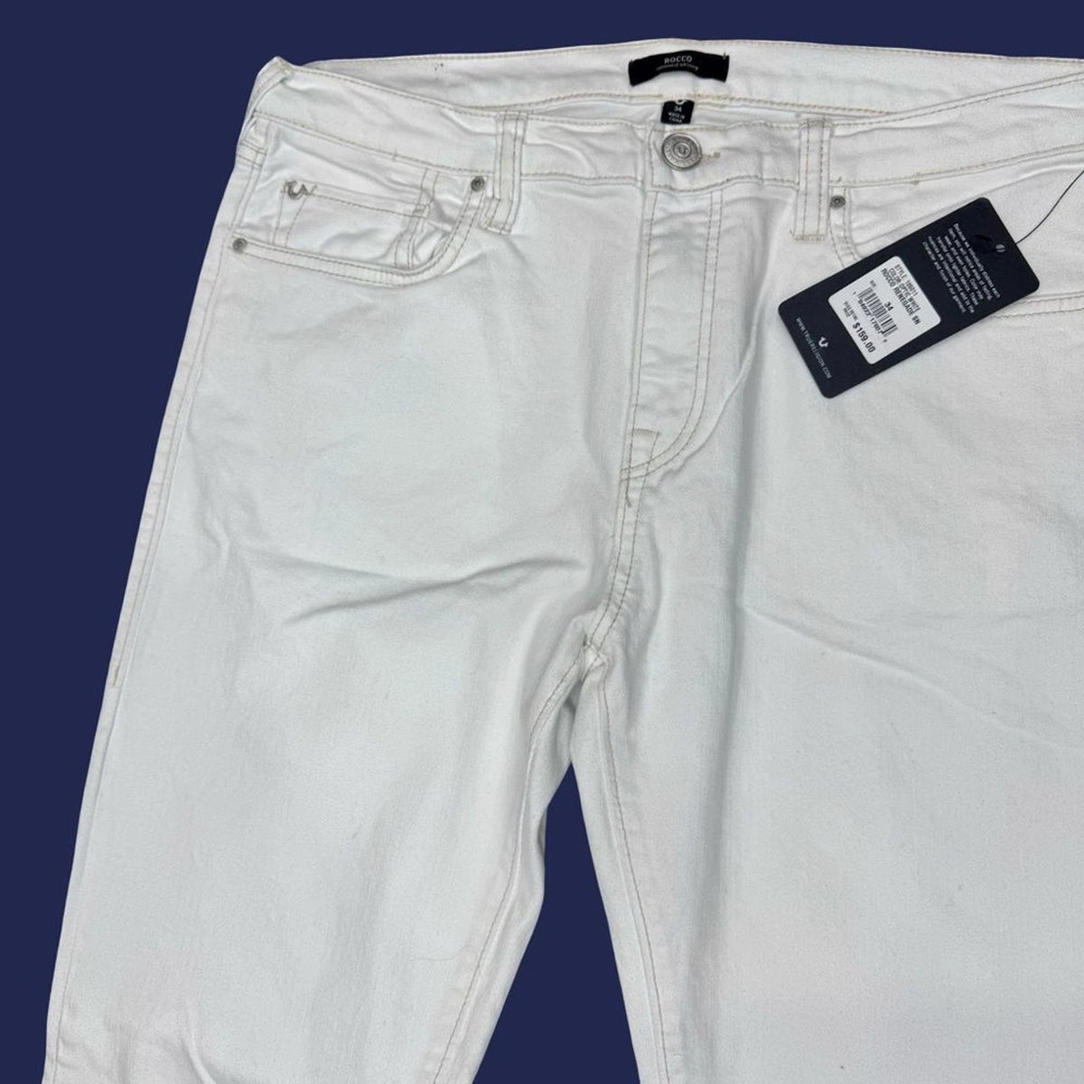 True Religion Rocco Relaxed Skinny Jeans Men’s 34x32 Light Wash BNWT