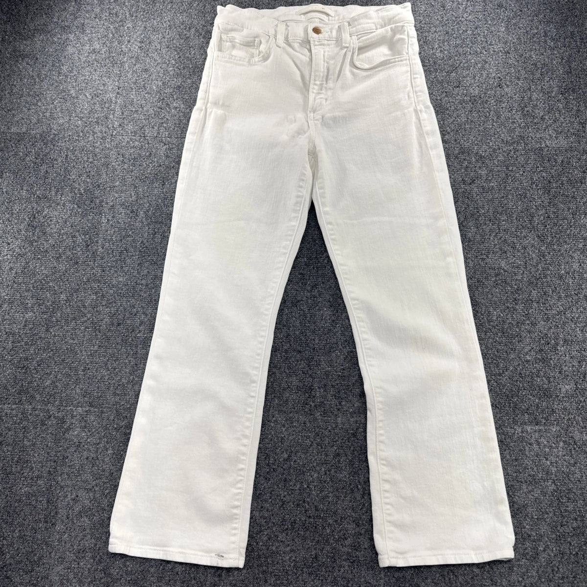 Joe’s Jeans The Callie Women’s 27 White High Rise Cropped Bootcut Flaw