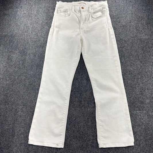 Joe’s Jeans The Callie Women’s 27 White High Rise Cropped Bootcut Flaw