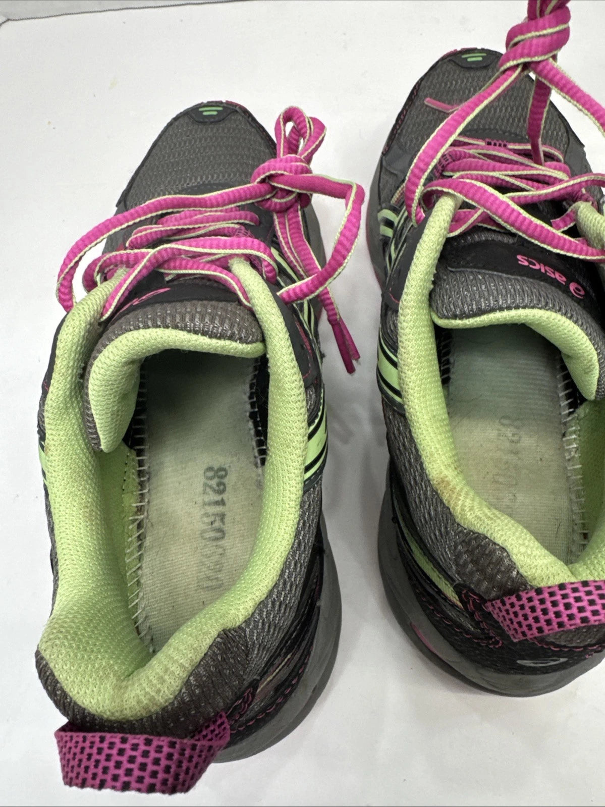 ASICS Gel-Venture 5 Women’s 7.5 Trail Running Shoes Gray Pink Green T5N8N