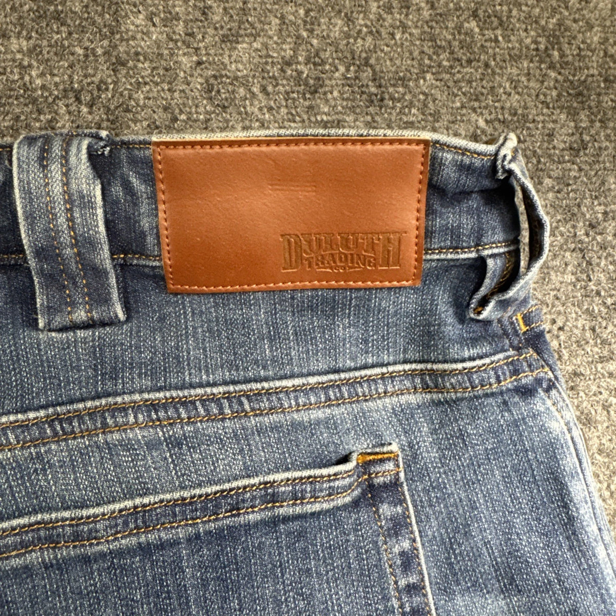 Duluth Trading Ballroom Double Flex Jeans 42x30 Standard Fit Stretch Denim