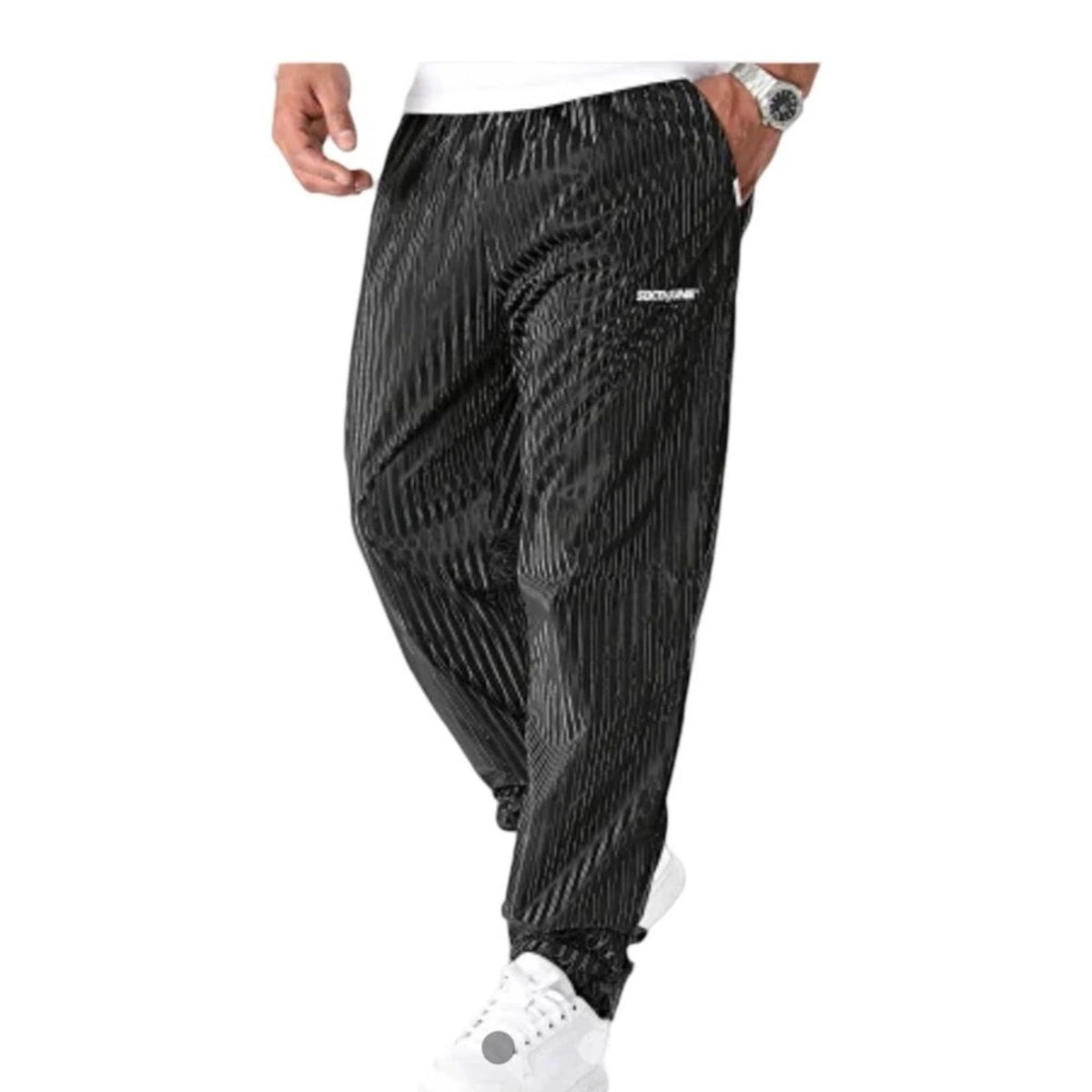 Sixth June Paris Black Jogger Pants Men’s Medium Streetwear Sold Out BNWOT
