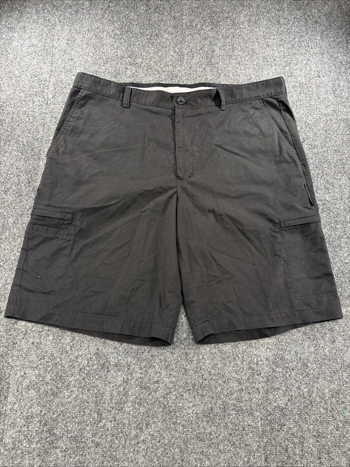 Greg Norman Tasso Elba Cargo Golf Shorts Men’s 38 Black Flat Front