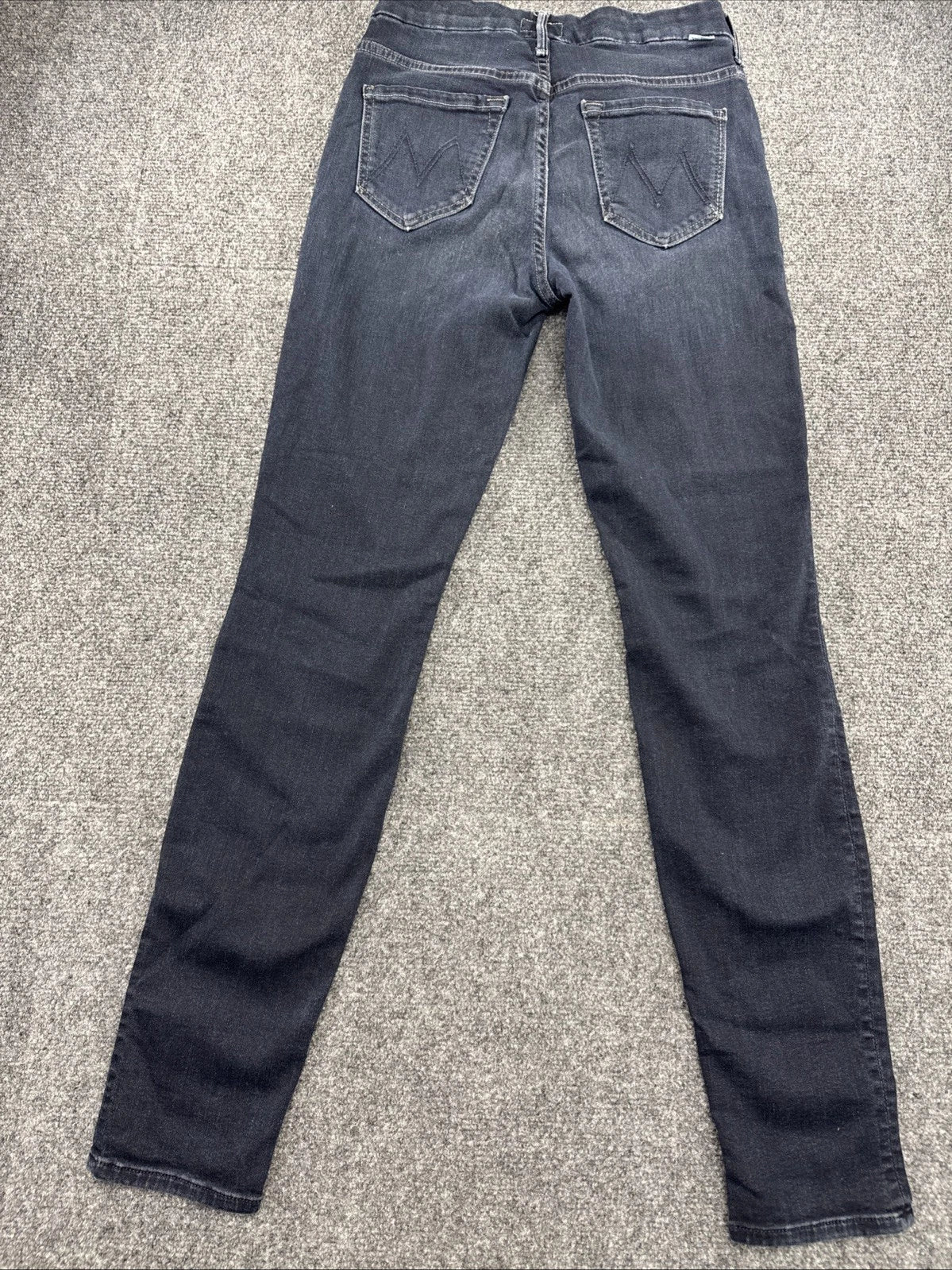 MOTHER High Waisted Looker Jeans Womens 27 Dark Wash Skinny Stretch Designer
