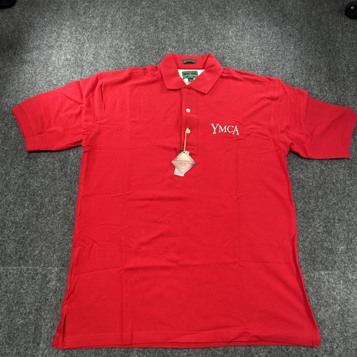 Outer Banks YMCA Red Polo Shirt Men’s Large Egyptian Cotton Embroidered Logo NWT