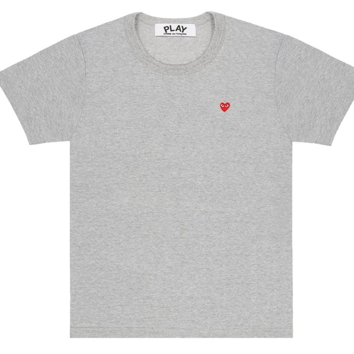 Comme des Garçons Gray Pixel Heart Graphic T-Shirt Size Small New