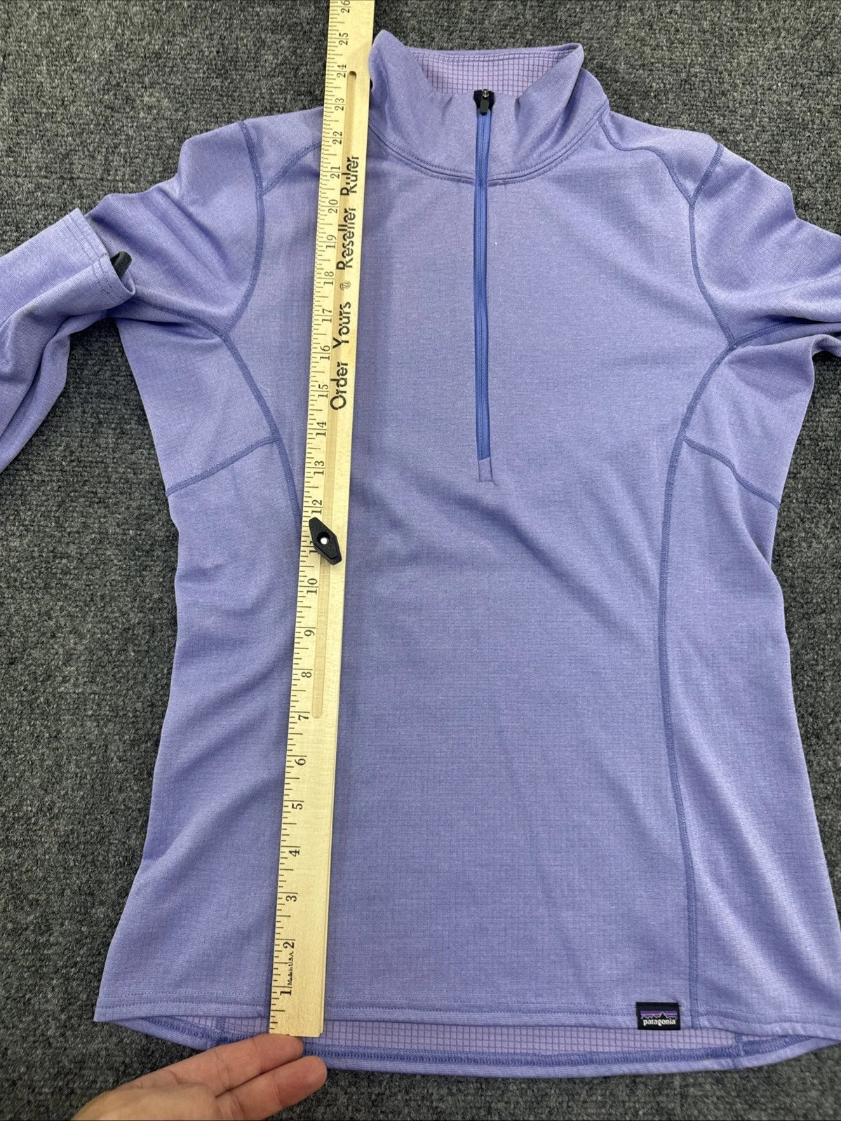 Patagonia Capilene Midweight 1/4 Zip Women’s XS Purple Baselayer Pullover