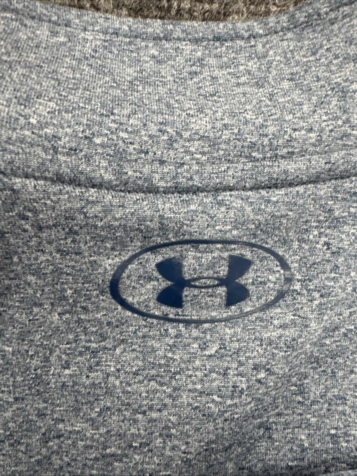 Under Armour HeatGear 1/4 Zip Pullover Mens 2XL Blue Heather Loose Performance