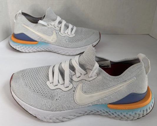 Nike Epic React Flyknit 2 Dream It Do It Womens 8 White Hyper Jade BQ8927-104