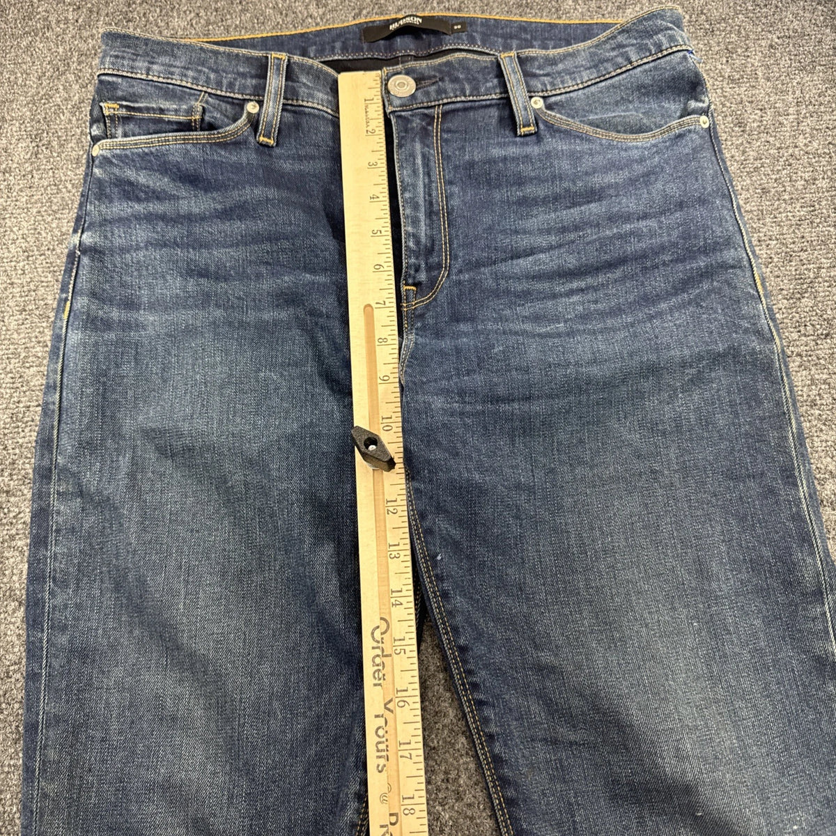 Hudson Women’s Size 30 Blue Wash Slim Straight 5 Pocket Denim Jeans