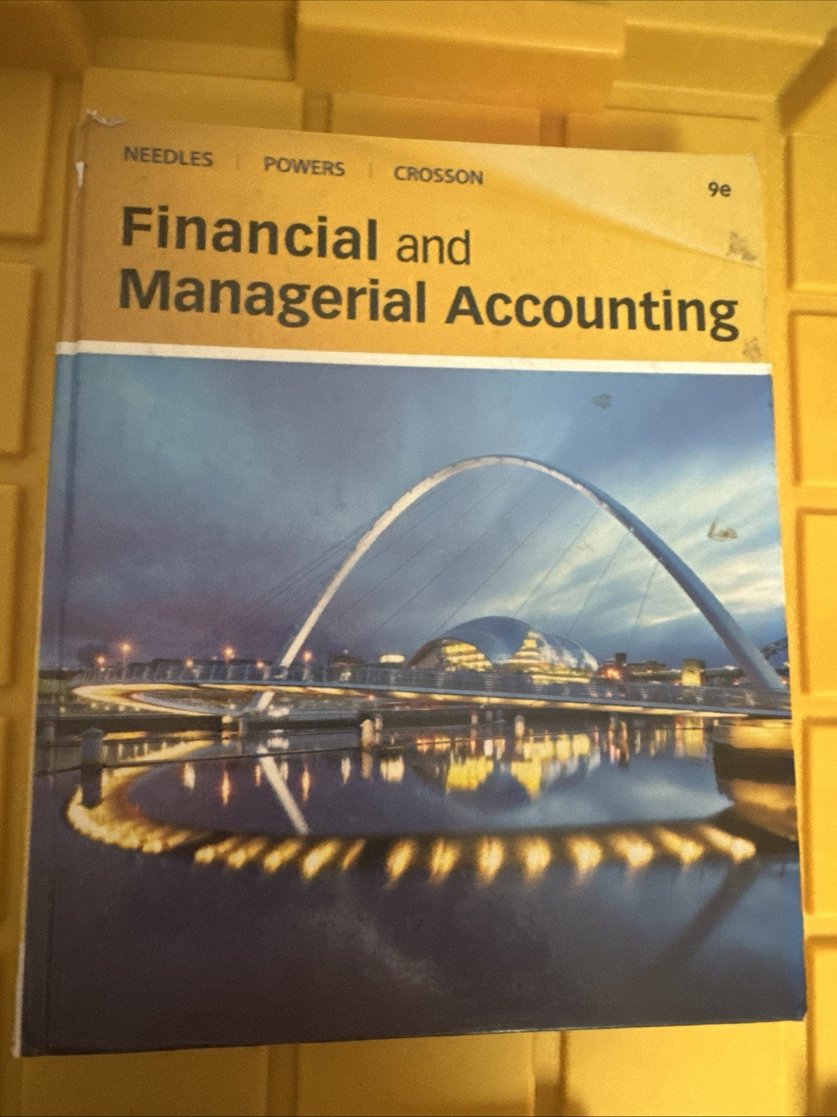 Fianncial and Managerial Accounting 9th Edition Hardcover Needles Beiverd Book