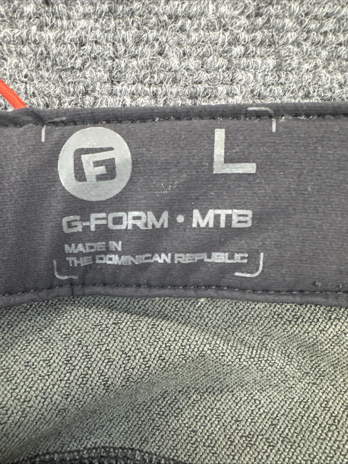 G-Form Rhode MTB Cycling Shorts Men’s L Black Stretch Mountain Bike