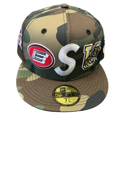 Supreme Mascot S Logo New Era Camo 59FIFTY Fitted Cap 7 1/8 SS26 New Hat
