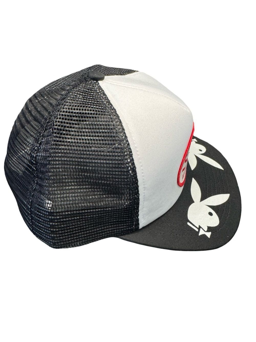 Supreme Playboy Authorized Dealer Mesh Trucker Hat Black Snapback SS26 Brand New