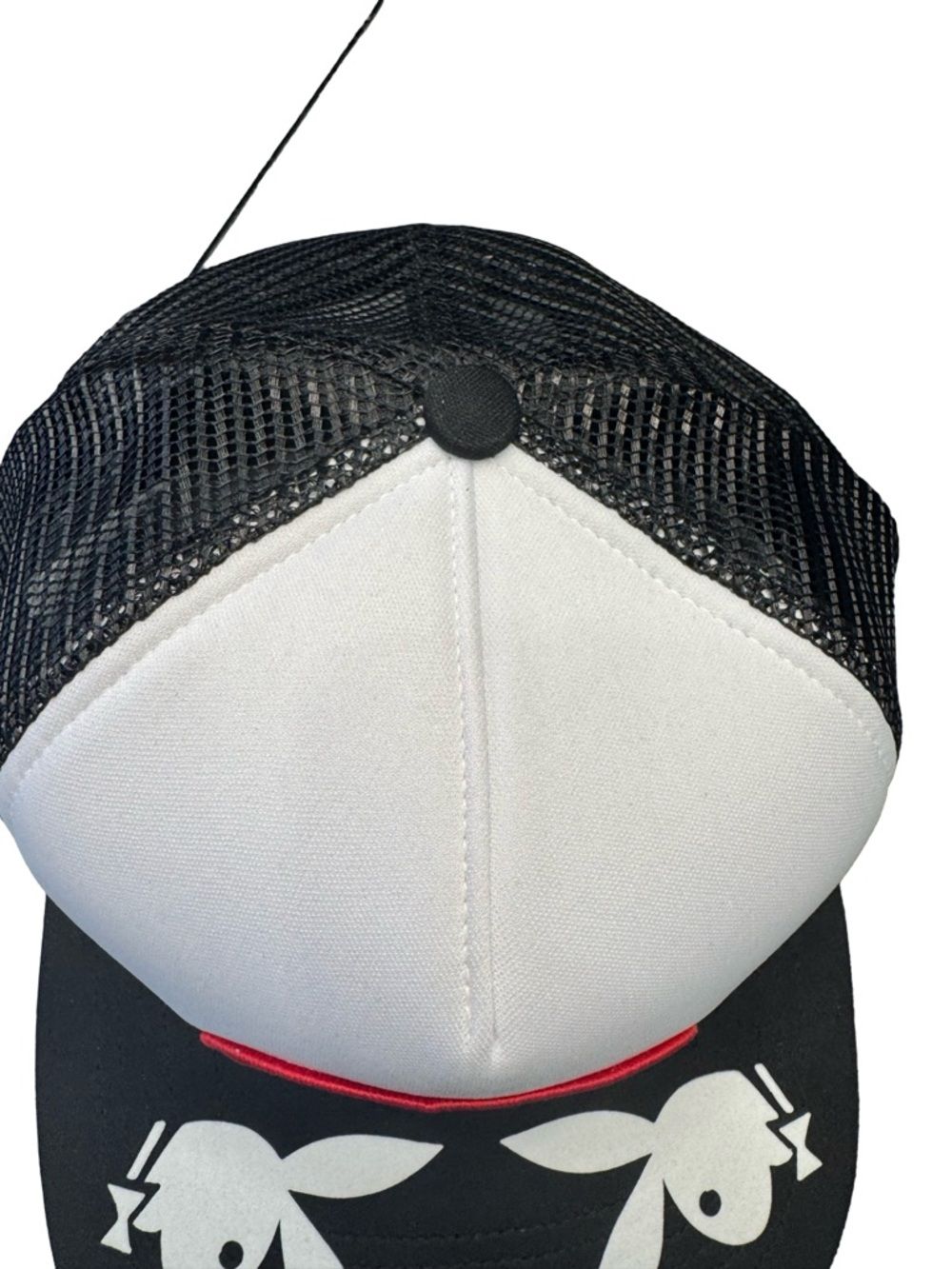 Supreme Playboy Authorized Dealer Mesh Trucker Hat Black Snapback SS26 Brand New